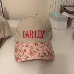 Darlin' Floral Pink Cap